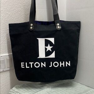 Elton John brand new Black Tote Bag